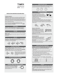 Timex W-92 User's Manual