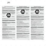 Timex W-90 User's Manual