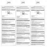 Timex W-199 User's Manual