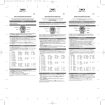 Timex W-141 User's Manual