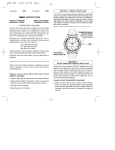 Timex W-140-US User's Manual