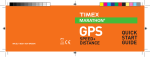 Timex Marathon GPS Quick Start Guide