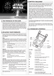 Tiger Star Wars Podrace 88-008 User's Manual