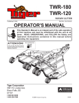 Tiger Products Co., Ltd TWR-120 User's Manual
