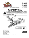 Tiger Mowers FLX15 User's Manual