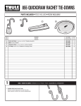 Thule 855 Quickdraw User's Manual