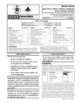 Thomas & Betts RGM 405 User's Manual