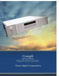 Theta Digital Universal Player Compli User's Manual