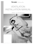 Thermador VCI 230/236/248 DS User's Manual
