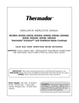Thermador Cooktop GGN36 User's Manual