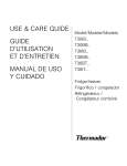 Thermador T30BB User's Manual