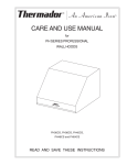 Thermador PH30CS User's Manual