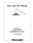 Thermador PB30YS User's Manual