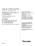Thermador KBULT3655E User's Manual