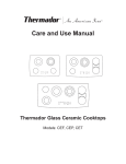 Thermador CET User's Manual