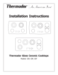 Thermador CEP User's Manual