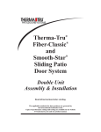 Therma-Tru Fiber-Classic User's Manual