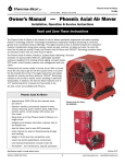 Therma-Stor Products Group TS-285 User's Manual