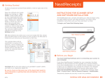The Neat Company Neat Receipts For Mac Mobile Scanner 322 User's Manual