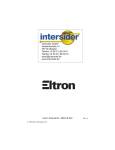 The Eltron Company PRIVILEGE P500 User's Manual