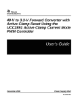 Texas Instruments UCC2891 User's Manual