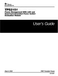 Texas Instruments TPS2151 User's Manual