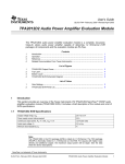Texas Instruments TPA2012D2 User's Manual