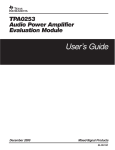 Texas Instruments TPA0253 User's Manual