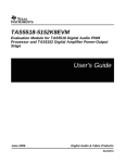 Texas Instruments TAS5518 User's Manual