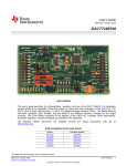 Texas Instruments DAC7716EVM User's Manual