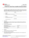 Texas Instruments TPA2011D1 User's Manual