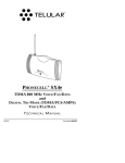 Telular SX4e TDMA User's Manual