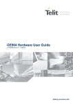 Telit Wireless Solutions GE864 User's Manual