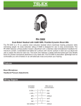 Telex PH-3500 User's Manual