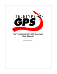 TeleType Company Bluetooth GPS Receiver User's Manual