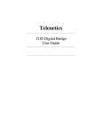 Telenetics 2185 User's Manual