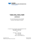 Teledyne T200U-NOy User's Manual