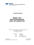 Teledyne 701H User's Manual