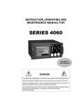 Teledyne 4060 User's Manual