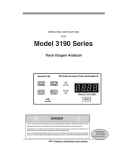 Teledyne 3190 User's Manual