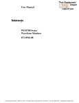 Tektronix WFM700 User's Manual