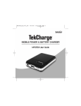 Tekkeon TekCharge MP1550 User's Manual