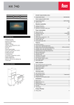 Teka HX 740 User's Manual