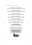 Teka CNL 2000 User's Manual