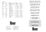 Teka 610/c User's Manual