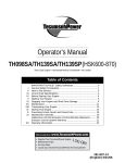 Tecumseh TH139SA User's Manual