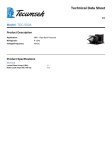 Tecumseh TDC-500A Technical Data Sheet