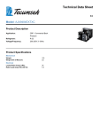 Tecumseh AJA9484EXTXC Technical Data Sheet
