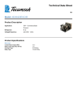 Tecumseh AEA9423EXCXB Technical Data Sheet