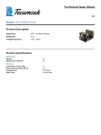 Tecumseh AEA1360AXAXA Technical Data Sheet
